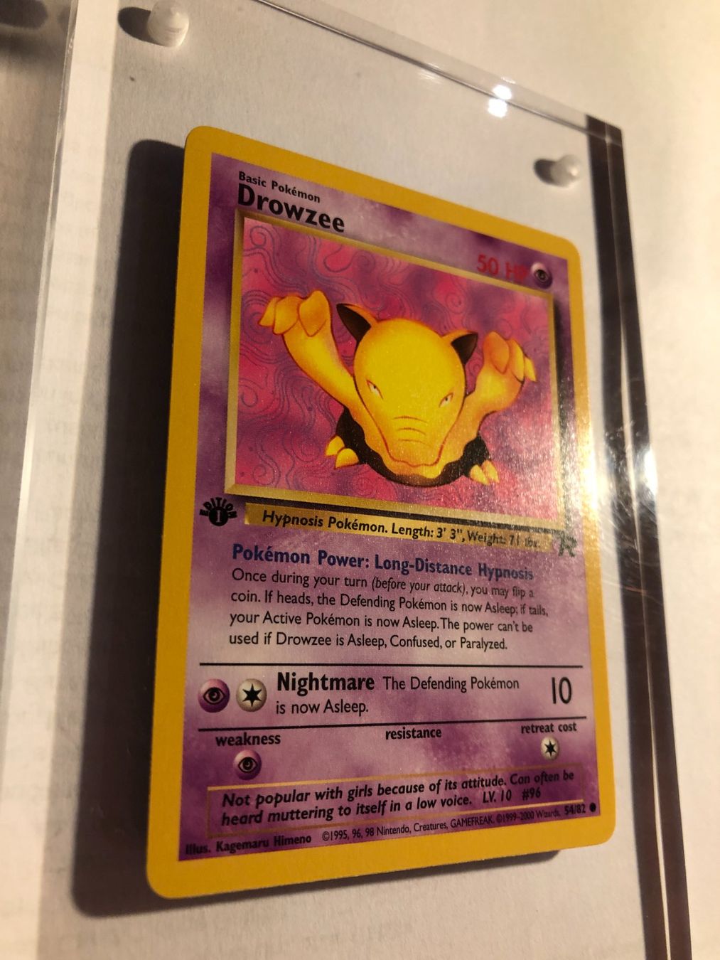 Carte collezionabili: Drowzee 1st Team Rocket - MINT - ab 1.- – Usato da Giubiasco venduto da dan_pr8b 1