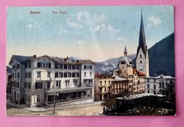 Davos - Am Platz - Hotel Rhätia - 1907