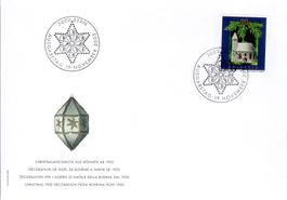2002 CHRISTBAUMSCHMUCK AUF BELEG AUSGABETAG - BR83