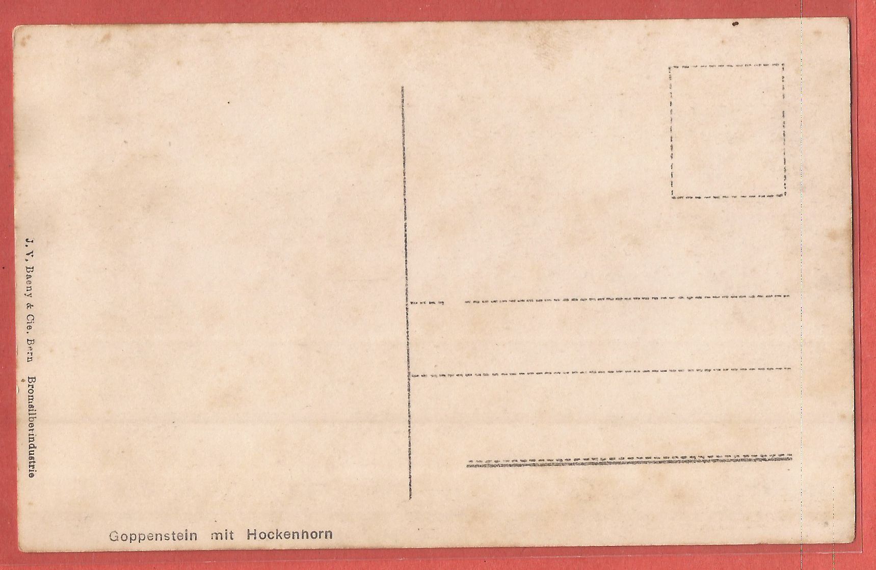 Cartoline postali: Goppenstein Bahnhof - Fotokarte ca. 1930 – Usato da Fislisbach venduto da Porano 1