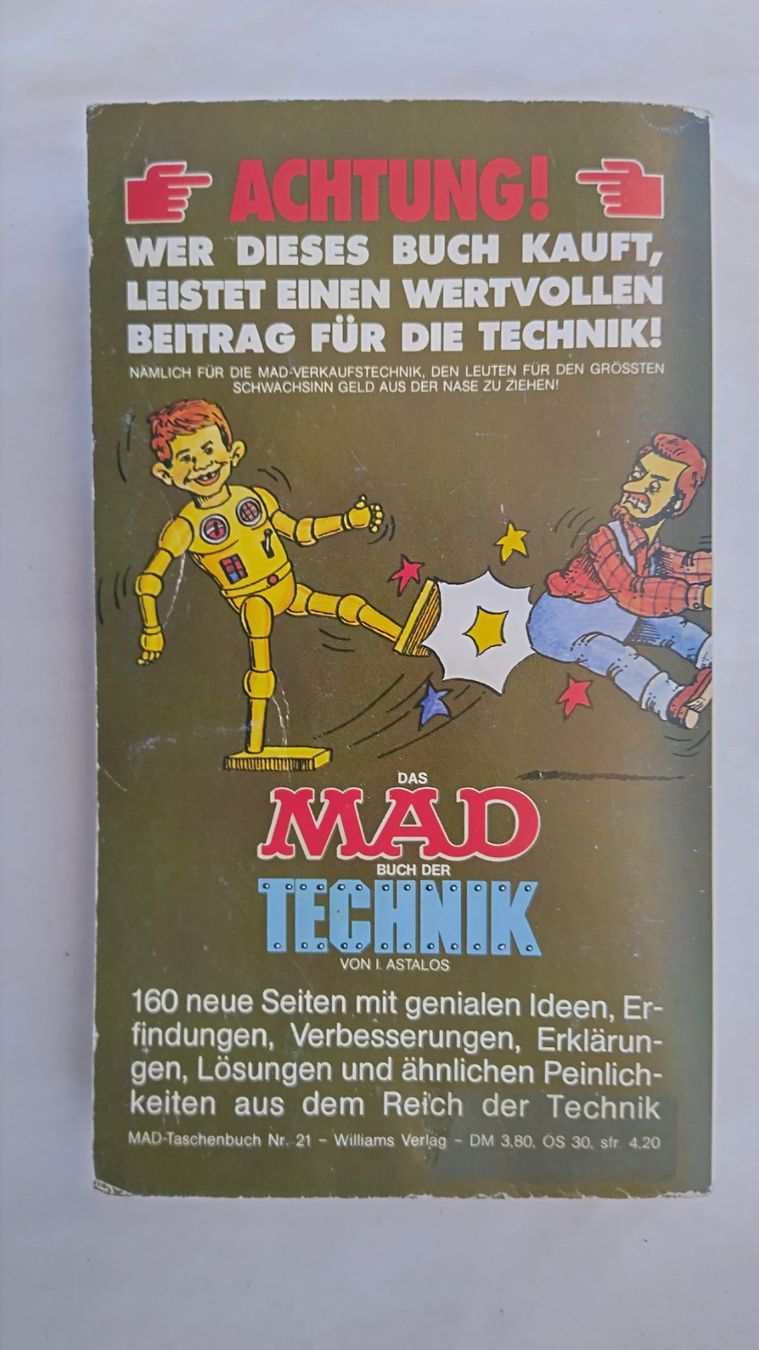 Fumetti: Das MAD Buch der Technik / Taschenbuch Nr. 21 ab Fr. 4.- – Usato da Bellach venduto da JingleJerry 7