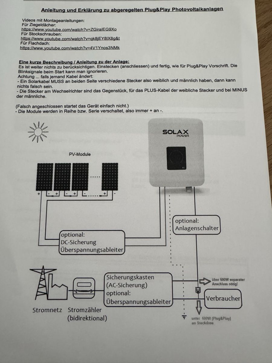 Solargeräte und Solarprodukte: Plug&Play Photovoltaikanlage – Gebraucht aus Mörschwil von zalilla 3