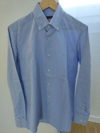 Pierre Cardin Herrenhemd hellblau Grösse M Top Zustand
