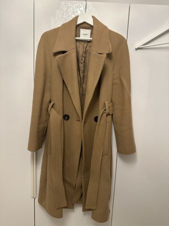 Mantel Mango Suit beige Grösse M gebrauchter Zustand