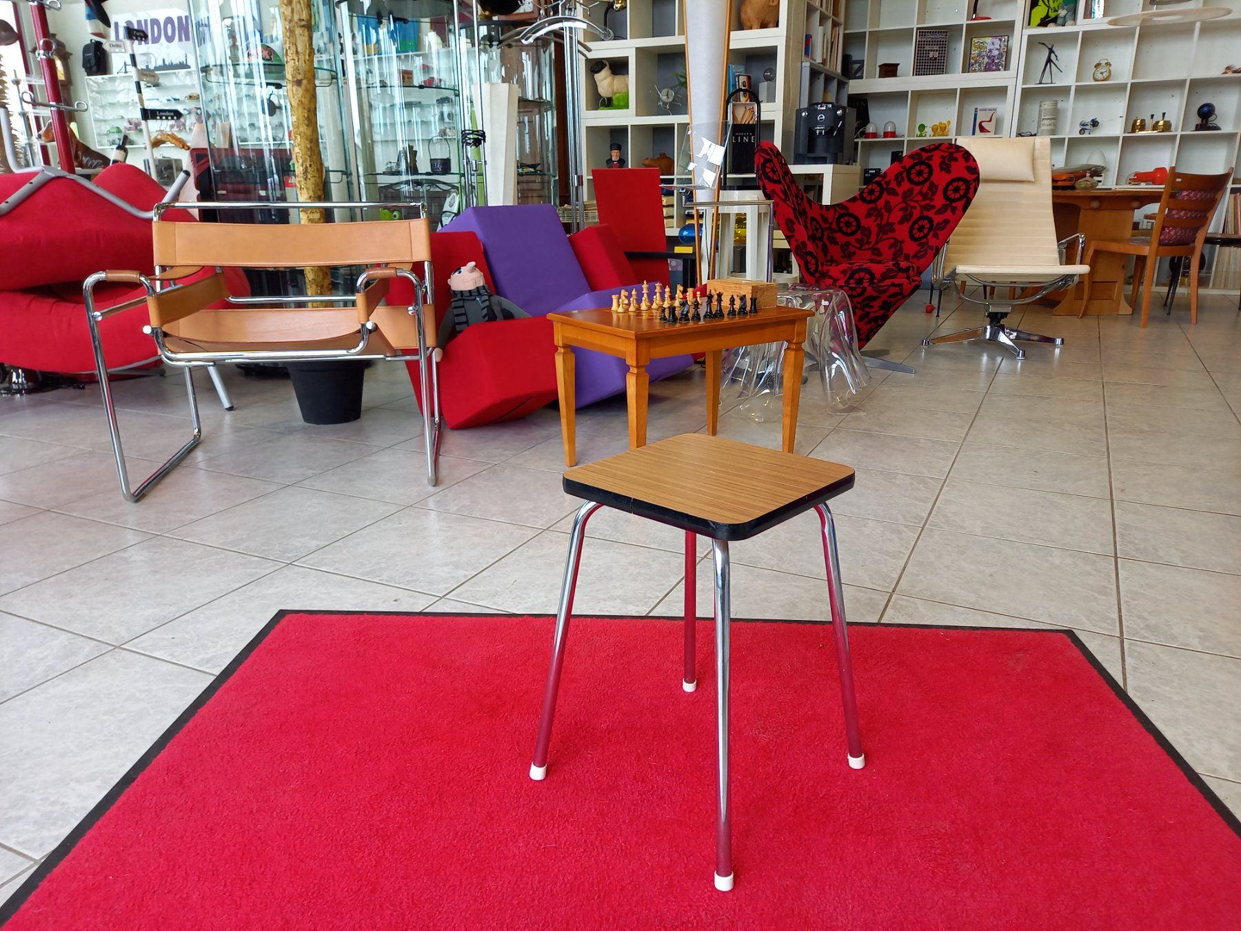 Hocker: Kelco Braun Tabouret, Küchenhocker 1980s Side Kitchen Stool – Gebraucht aus Nottwil von Wondewa-Shop 3