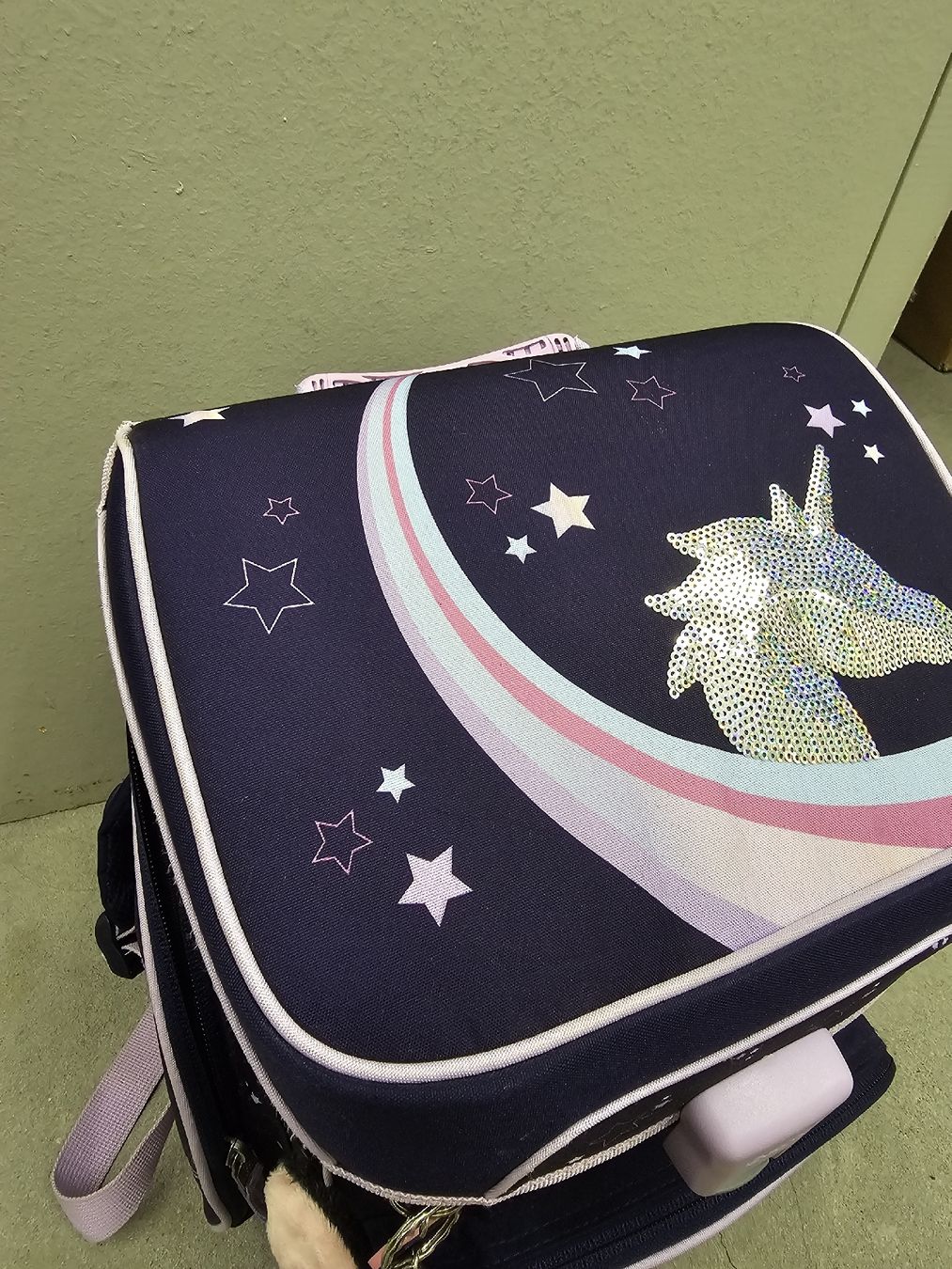 Borse & Zaini: Scooli Schulrucksack Einhorn, Top Zustand – Usato da Wettswil venduto da Alena.RR 1