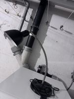 Schreibtischlampe schwarz mit flexiblem Arm gebraucht