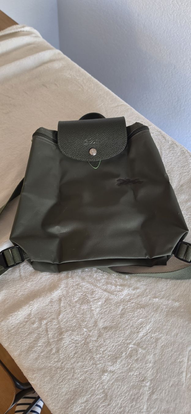 Longchamp Rucksäcke: Longchamp Le Pliage Backpack – Dark Green – Gebraucht aus Nyon von mic_k9d6