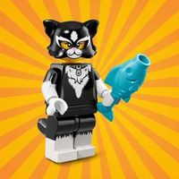 CAT SUIT GIRL MINIFIGURE 71021 serie 18 " PARTY " new‪