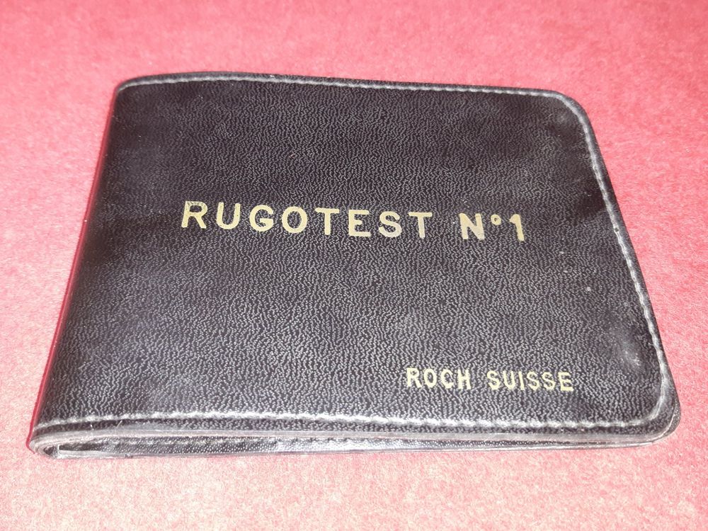 Plaque de rugosité RUGOTEST pour finition ponçage à bande