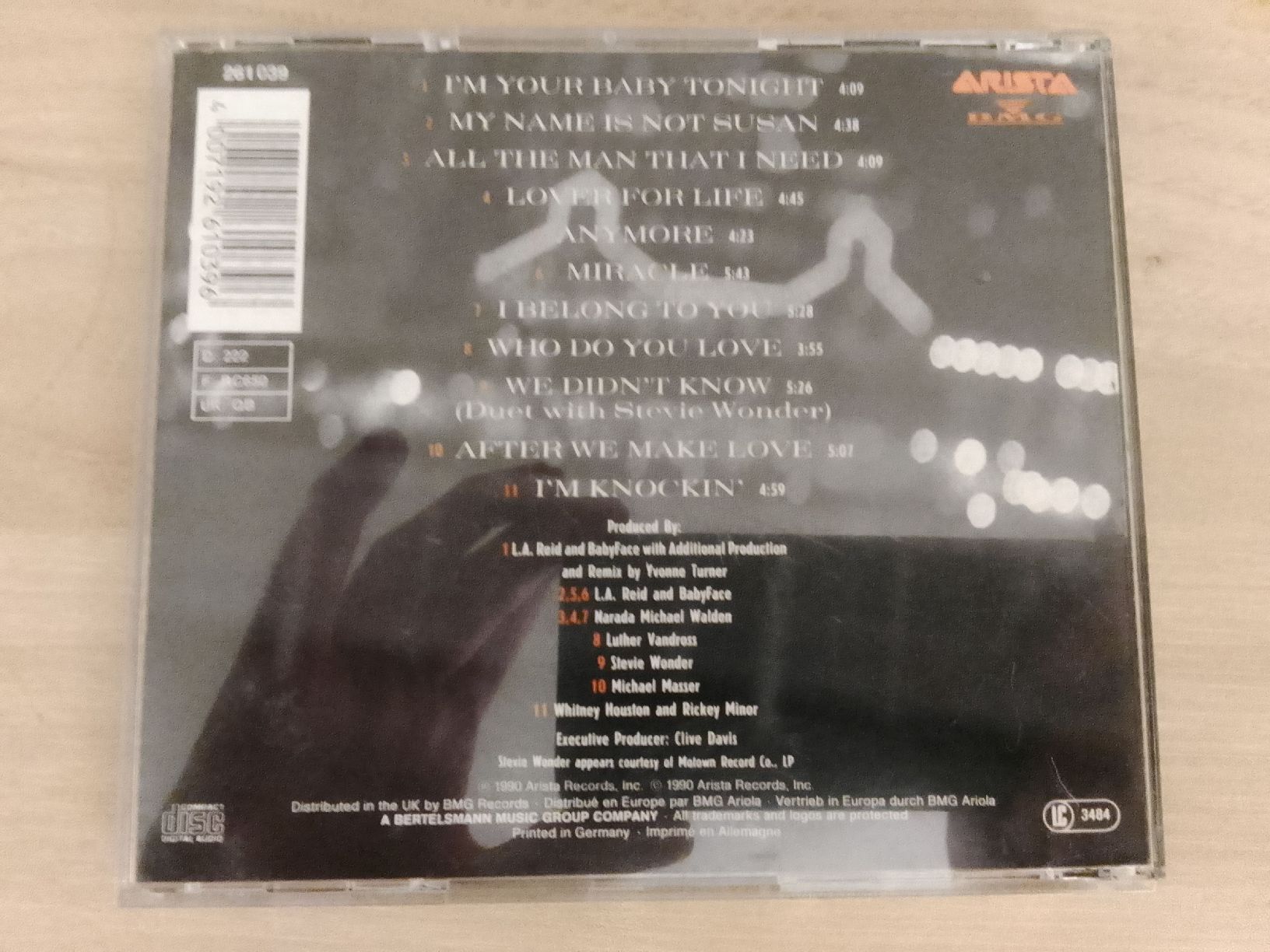 CD: Whitney Houston – Usato da Liebefeld venduto da CD-Urs 1