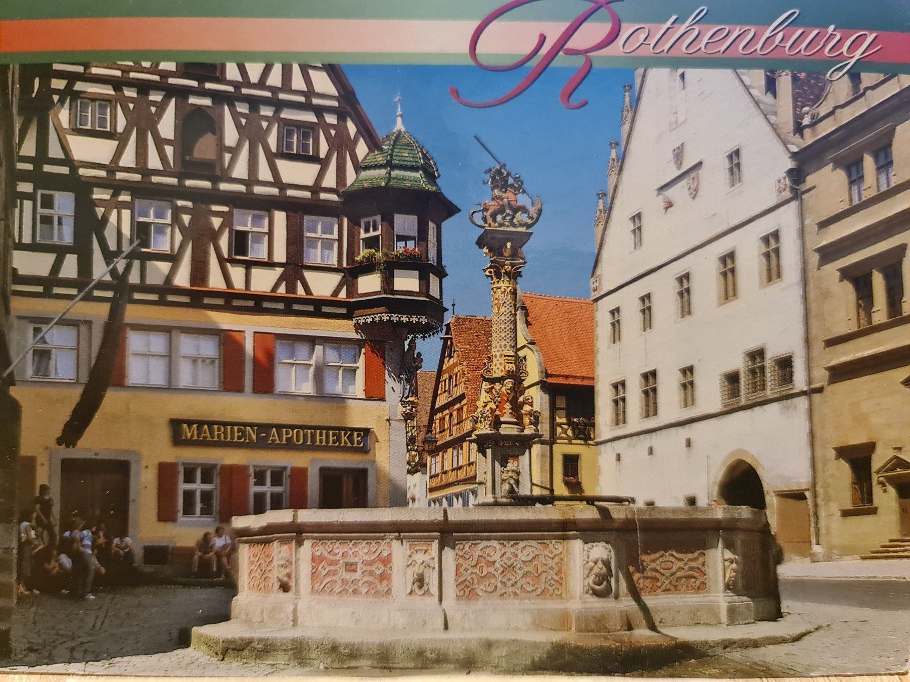 Cartoline postali: Ansichtskarte Rothenburg ob der Tauber – Usato da Dintikon venduto da Vexi