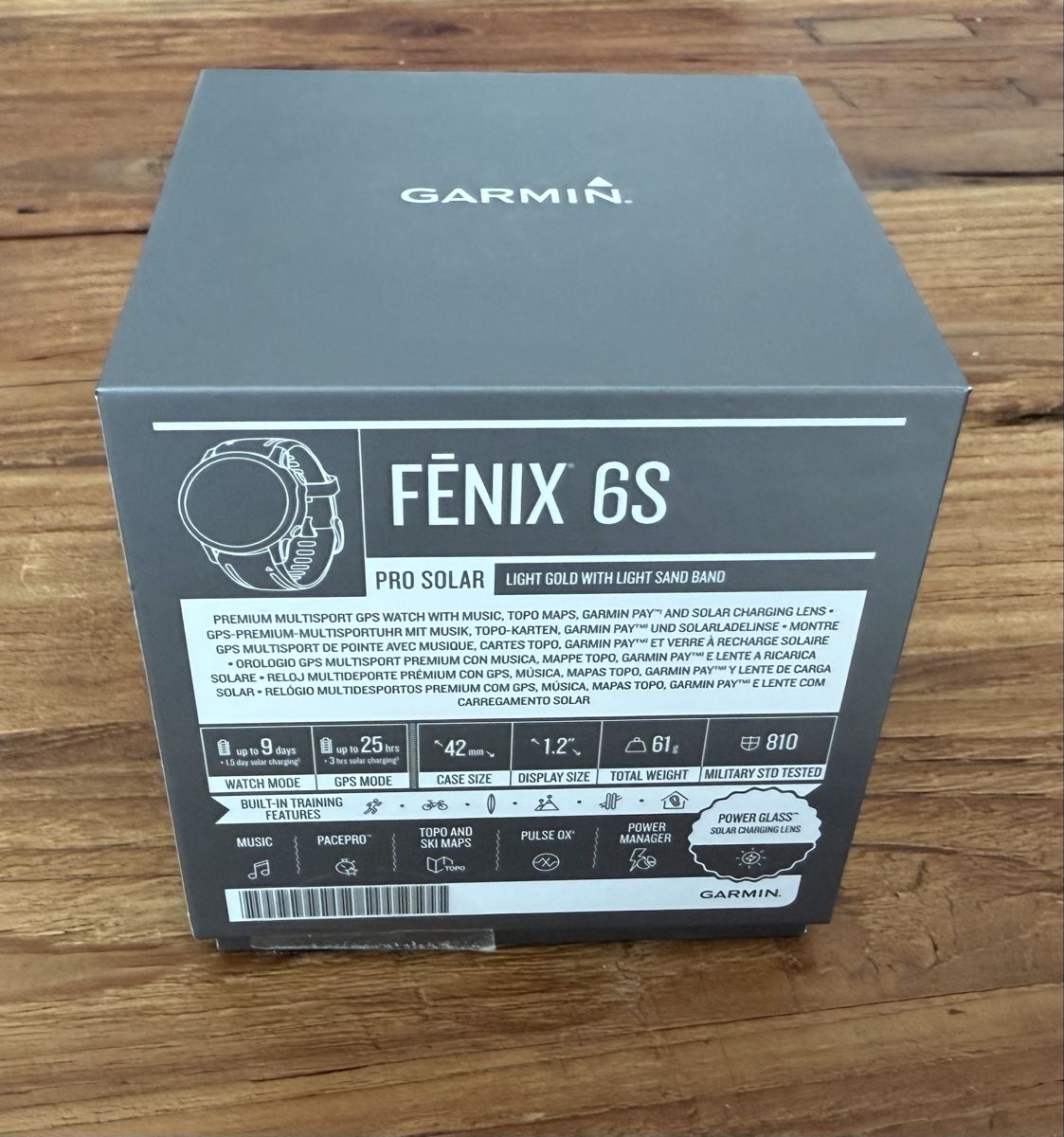 Garmin Smartwatch: Garmin Fenix 6S Pro Solar – Gebraucht aus Dübendorf von famose 5