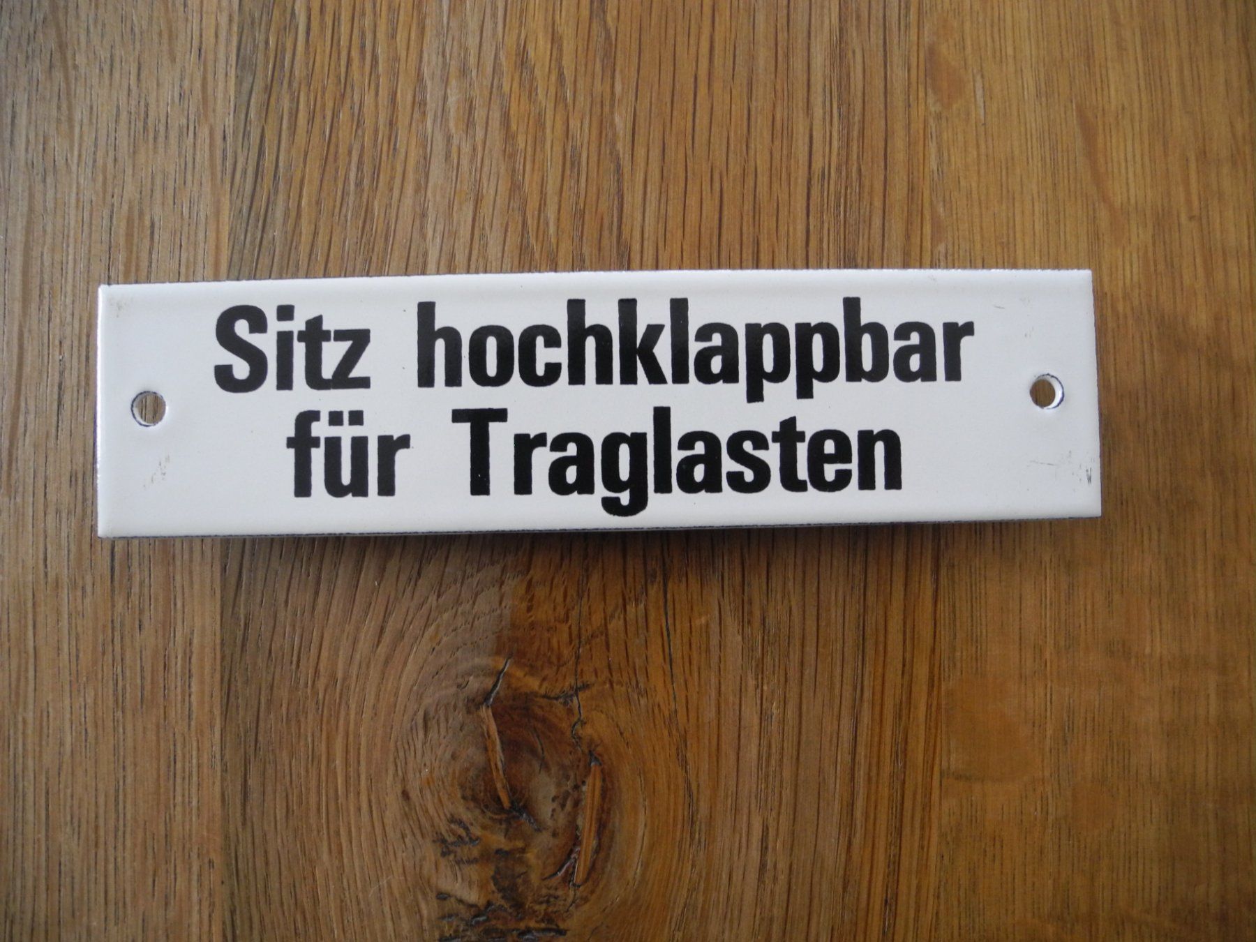 Schilder: ALTES BAHN EMAILLESCHILD – Gebraucht aus Reinach AG von Huckleberrysix 2