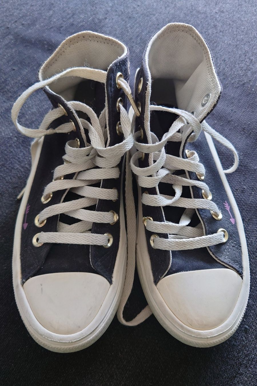 Converse Chaussures filles: Baskets Converse All Star compensées noires taille 36 – D'occasion à Vevey par MAMA-a-Vevey 3