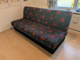 Schlafsofa mit Stauraum, sehr bequem, wenig benutzt!