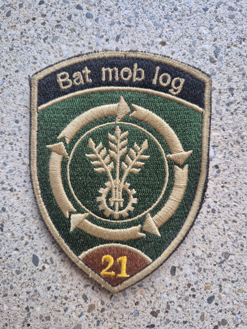 Schweizer Armee Plaketten & Abzeichen: *** Badge Bat mop Log 21mit klett *** – Neu und originalverpackt aus Riedholz von fr_sIruP