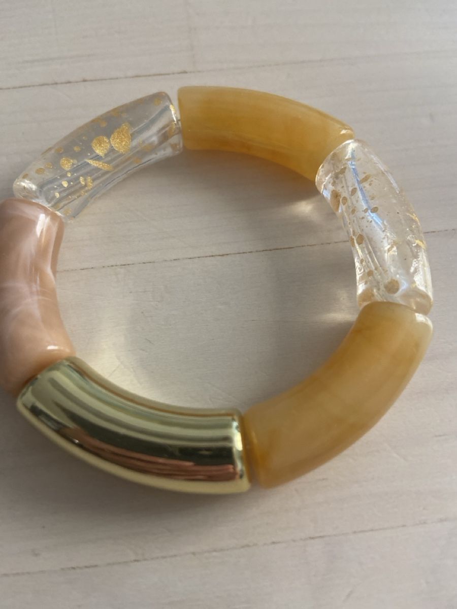Bracciali & Braccialetti: Bracciale donna resina trasparente e oro nuovo – Nuovo (secondo la descrizione) da Lausanne venduto da lau_8vk7 1