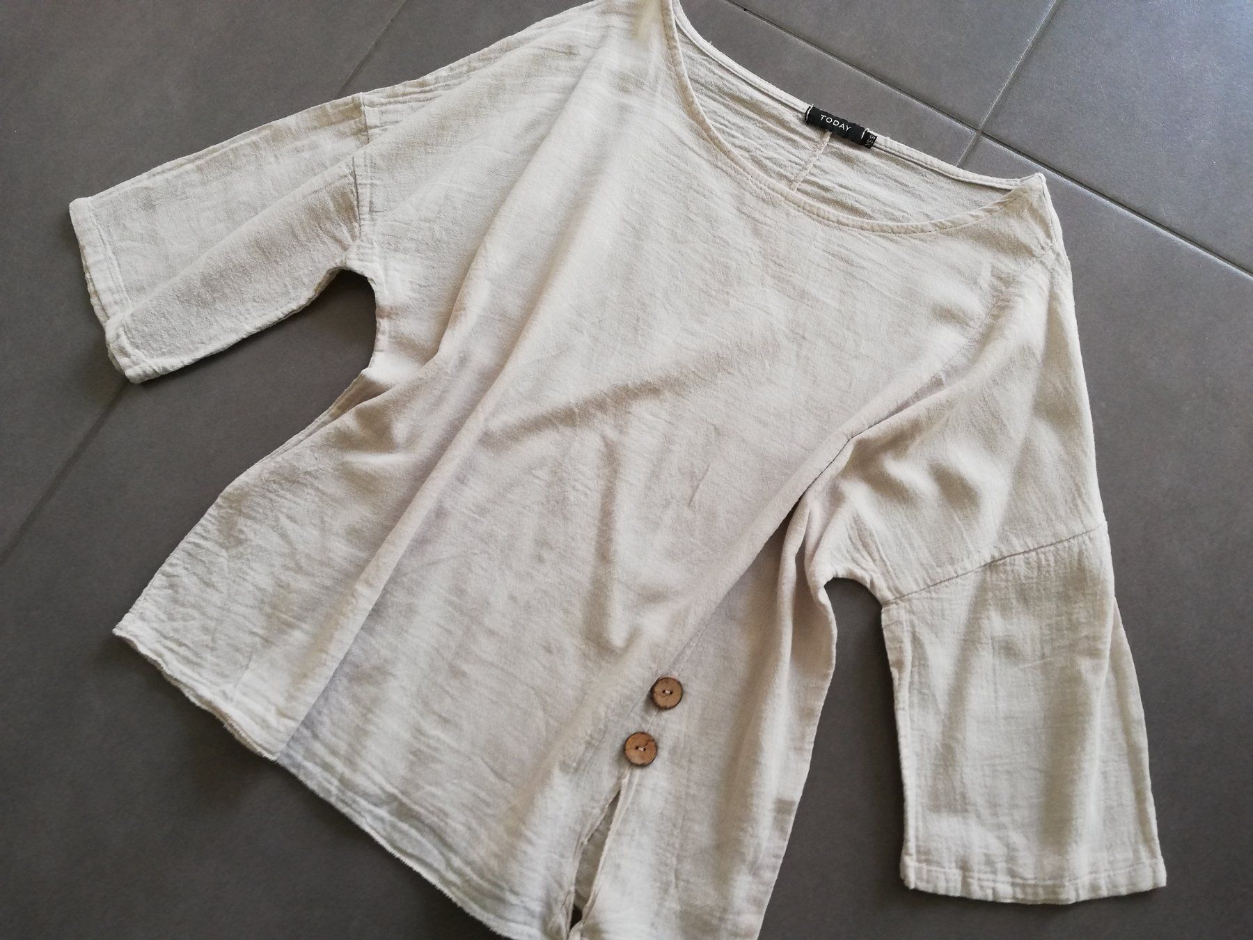 Camicette: Bluse Neu Baumwolle Beige gr XS-S – Nuovo (secondo la descrizione) da Untersiggenthal venduto da Marlen59 3