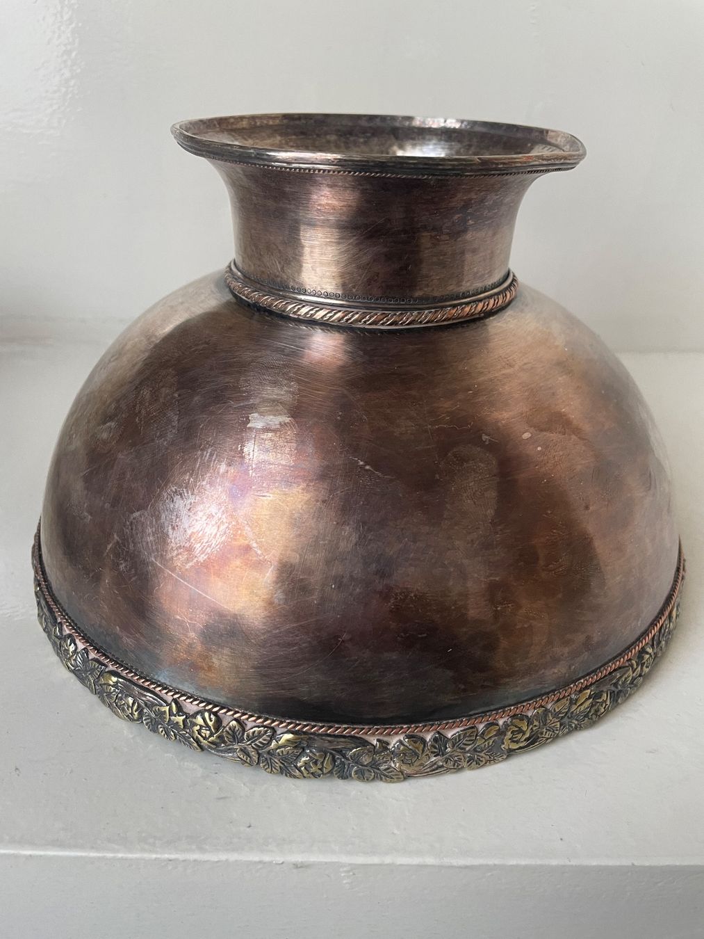 Schalen: Schale aus gehämmertem Silberblech D 22cm – Gebraucht aus Minusio von Pink222 8