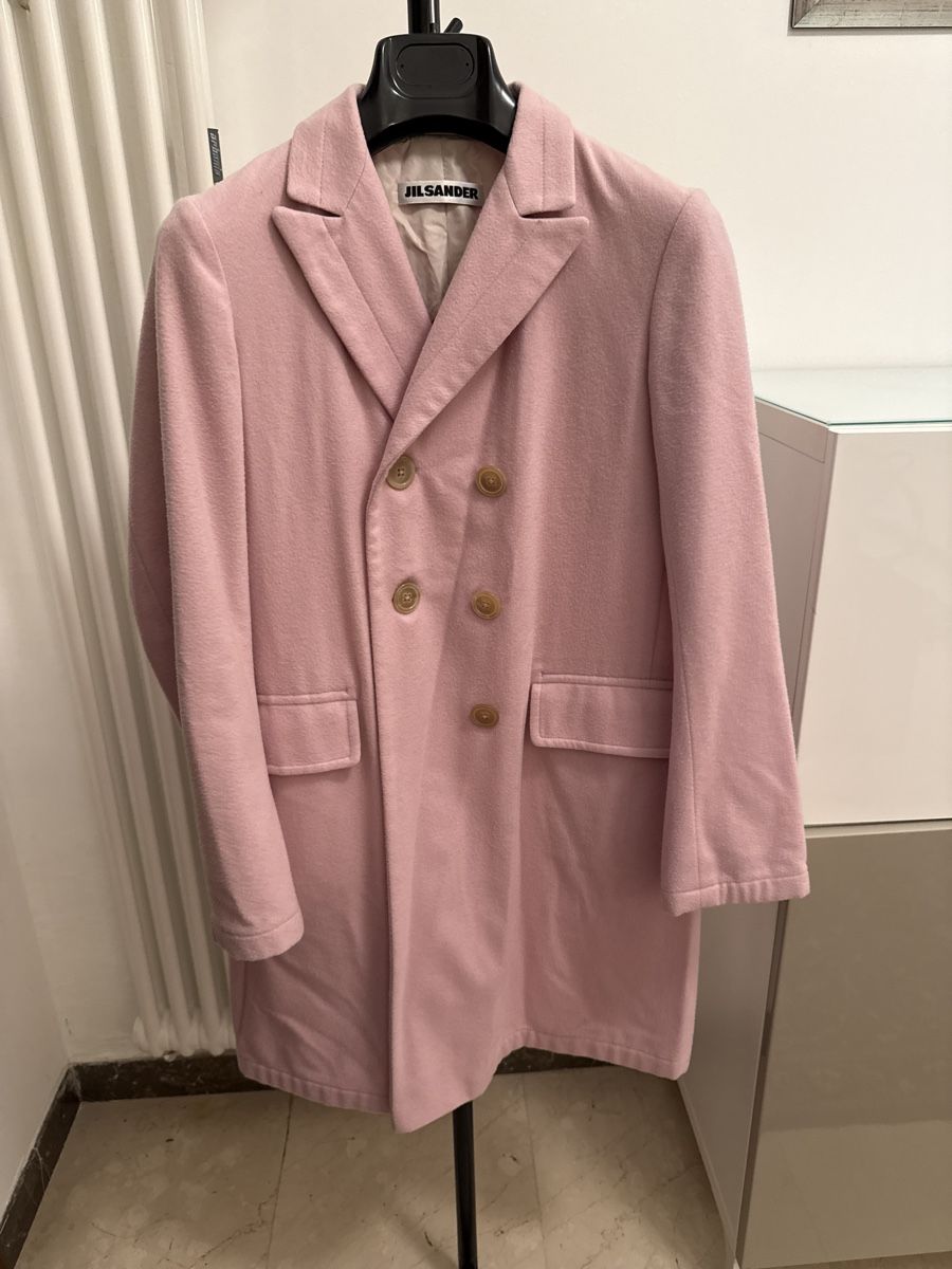 Jil Sander Cappotti: Jil Sander cappotto cashmere rosa, DE 36 – Usato da Viganello venduto da Cathy3