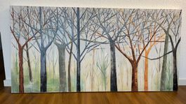 Acrylgemälde „The Magic of the Polar Night“