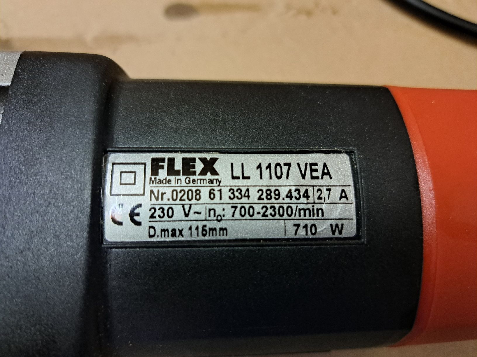 Flex Schleifen & Polieren: Flex LL 1107 VEA Unbenutzt mit Zubehör – Neu und originalverpackt aus Ebikon von inf_9pqv 1