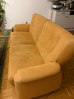 Polstergruppe orange (Sessel und 2er Sofa)