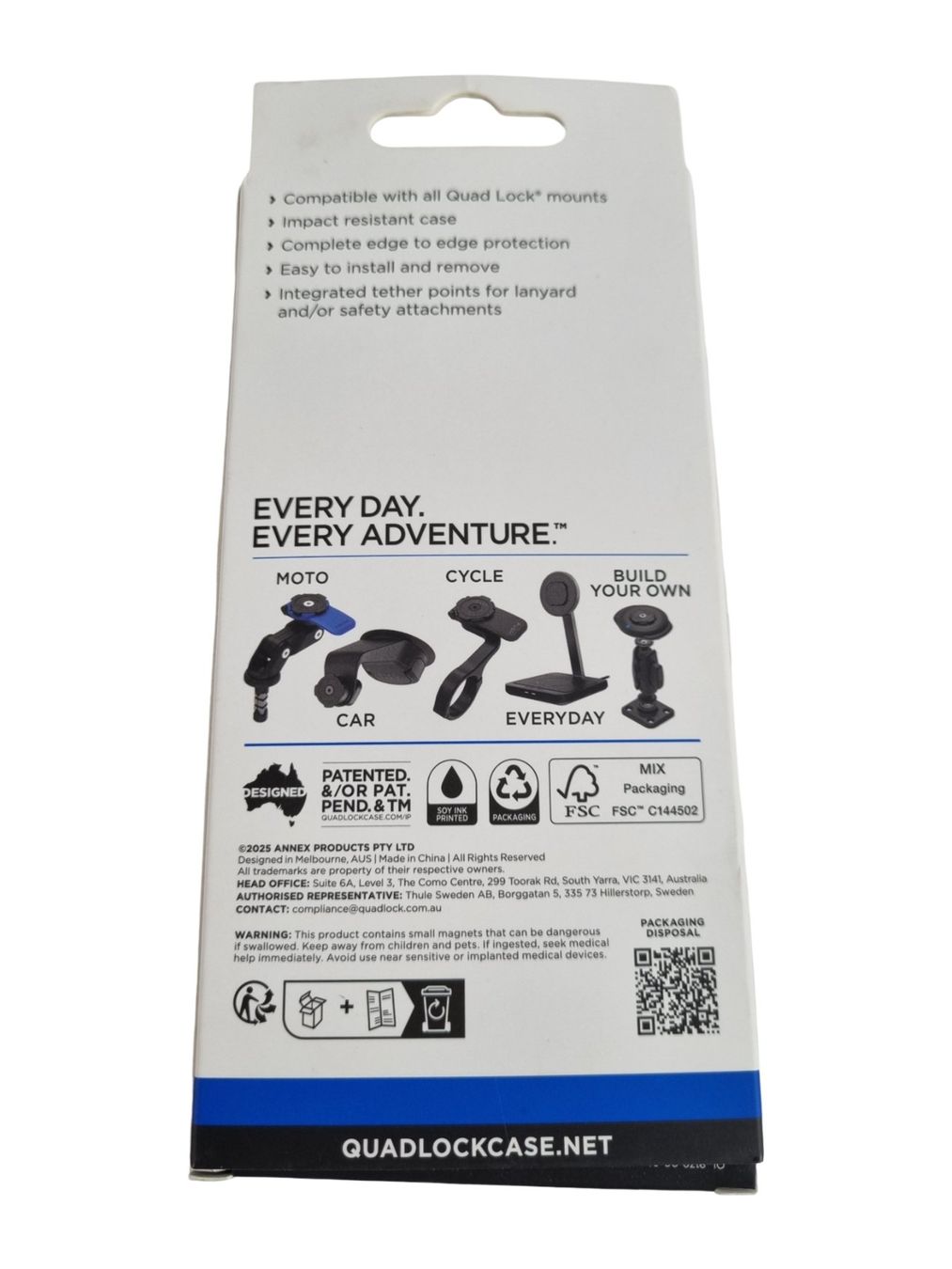 Quad Lock Coques & Protection écran: QUAD LOCK Mag Hülle iPhone 17 Pro 6.3" – D'occasion à Wangen b. Olten par Restwert_Wangen 1