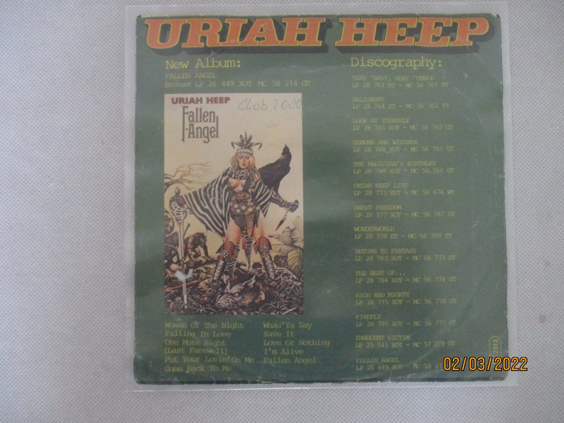 Schallplatten: Uriah Heep – Come Back To Me – Gebraucht aus Liestal von Disc-Point 1