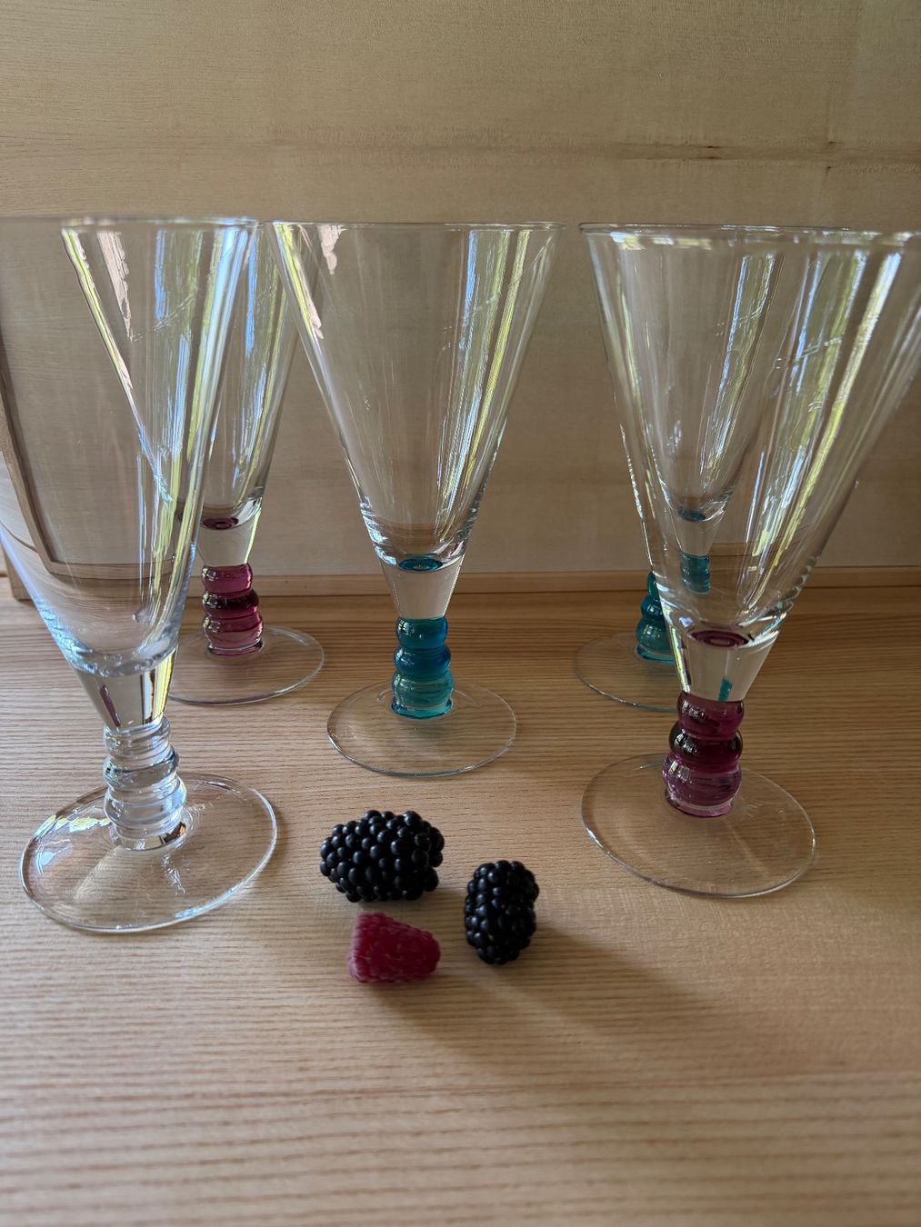 Gläser: 5 Leonardo Gläser für den sommerlichen Drink oder Dessert – Gebraucht aus Adetswil von Smita