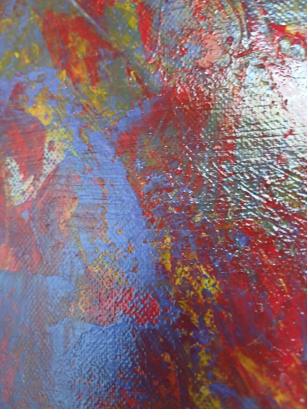 Dipinti: Painting: "Fired Up", canvas frame, 30 x 40 cm – Nuovo e nell'imballaggio originale da Turbenthal venduto da viw_48fr 3