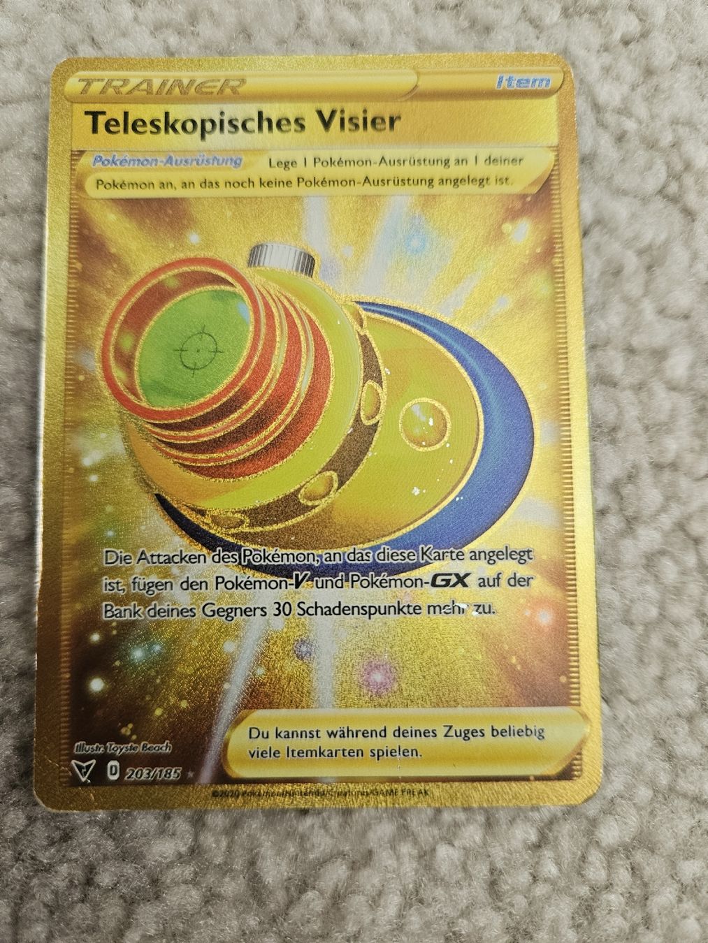 Pokémon Carte collezionabili: teleskopiaches visier 203/185 – Usato da Unterengstringen venduto da Miwa