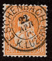 CH - Sitzende Helvetia - SBK 32 - Eschenbach LU