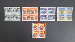 1999 2×4er Blocksätze mit ET-Stempel