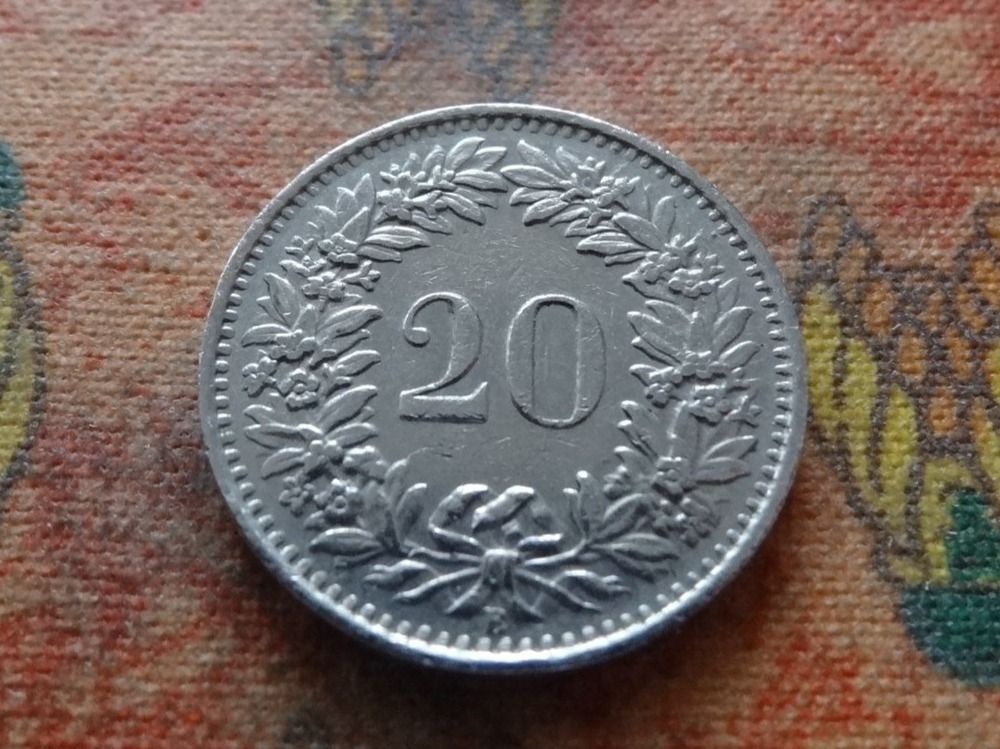 Toutes les monnaies: 20 Rp. 1962 – D'occasion à Romanel-sur-Lausanne par Swift13 1
