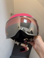 Uvex Skihelm mit Visier pink Grösse 52-54 Zentimeter