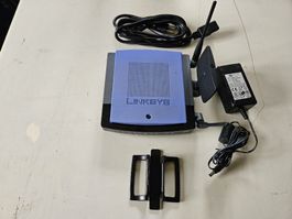 Linksys WRTP54G WLAN Router mit Netzteil & Ständer(fast neu)