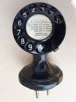 Telefon Nummernschalter / Wählscheibe mit Stecksockel