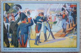 CP 1814 - 1914 CENTENAIRE DE RÉUNION GENÈVE A LA SUISSE