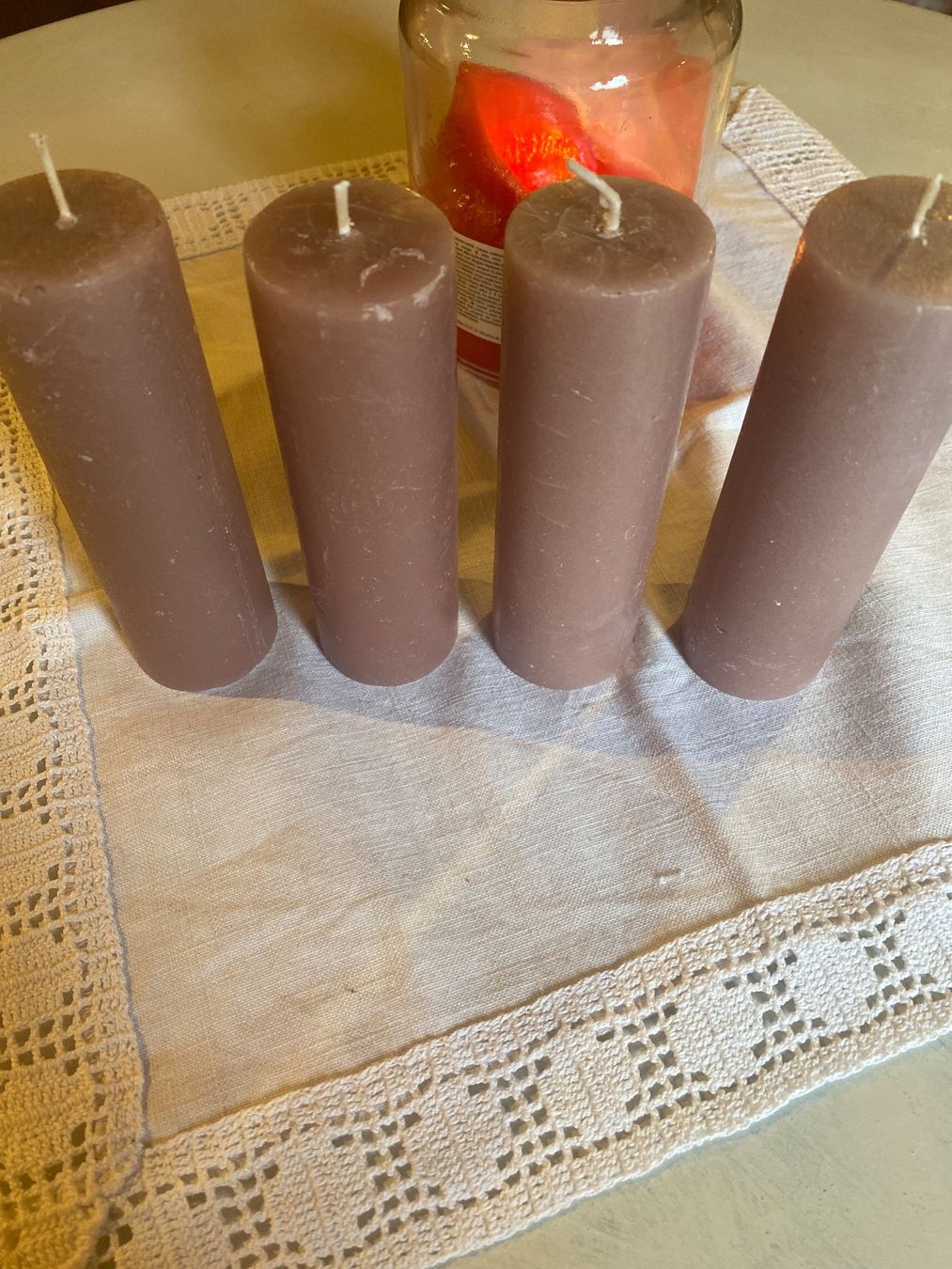 Candele: RAUCHKERZEN ALTROSA 4ER-SET – Nuovo e nell'imballaggio originale da Meienried venduto da ManuelaBoutique 1