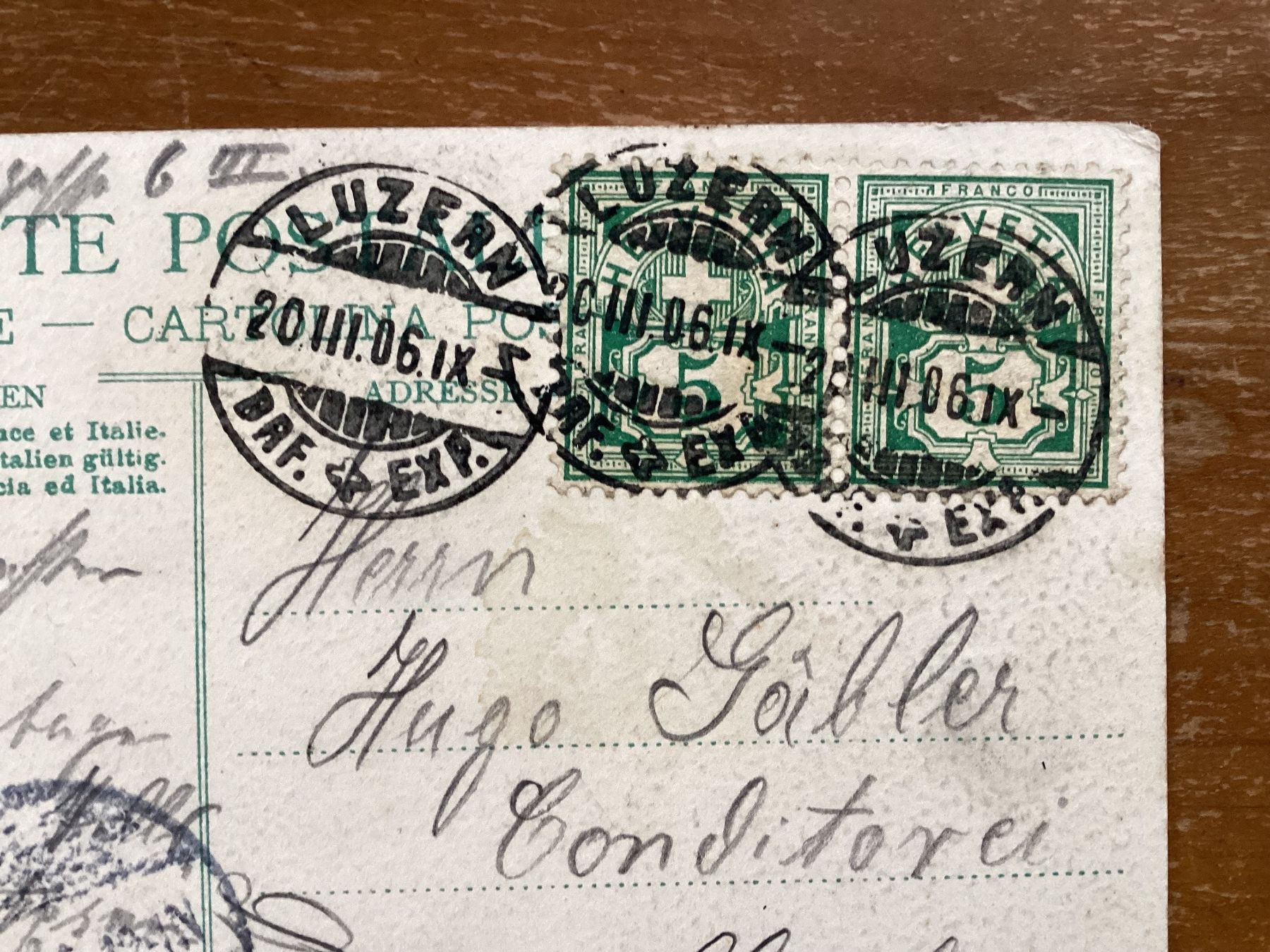 Cartes postales: AK Luzern 1906 – D'occasion à Zürich par tol_b7c7 2