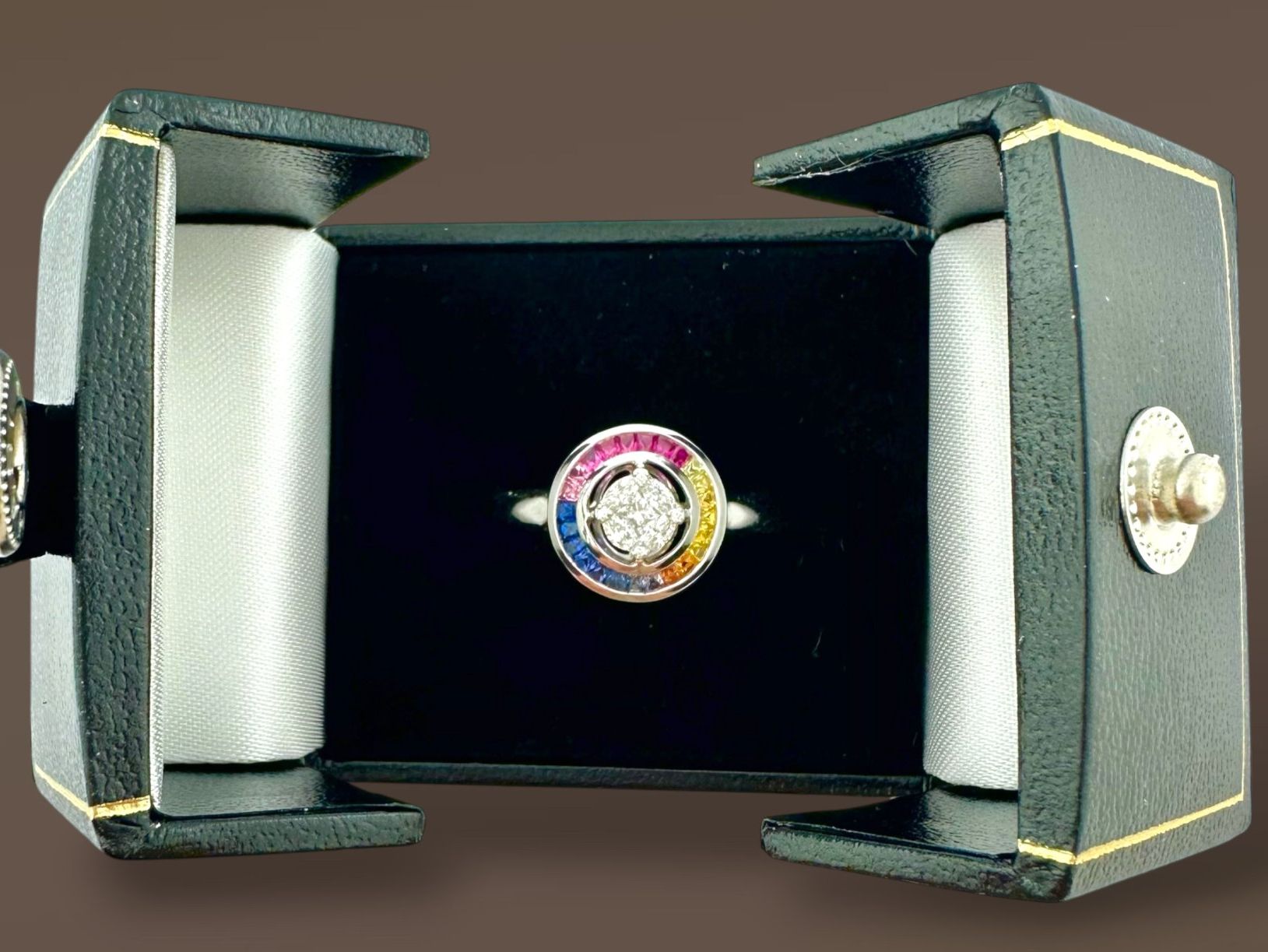Bagues: Rainbow Saphir - Diamant - Ring – D'occasion à Zuzwil SG par artimmo 8