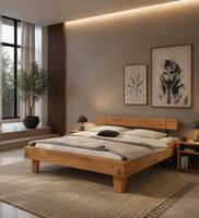 Holzbett Massivholz 160x200 cm neuwertig