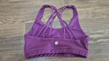 Purple sports bra size S