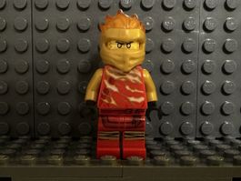 LEGO Ninjago Minifigur Kai Elementar rot guter Zustand