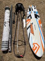 Windsurf Complete Set; Fanatic Shark 120; Naish Rally 6.4