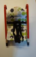 Stokke, tragbarer Kindersitz rot, inkl. Sitzkissen