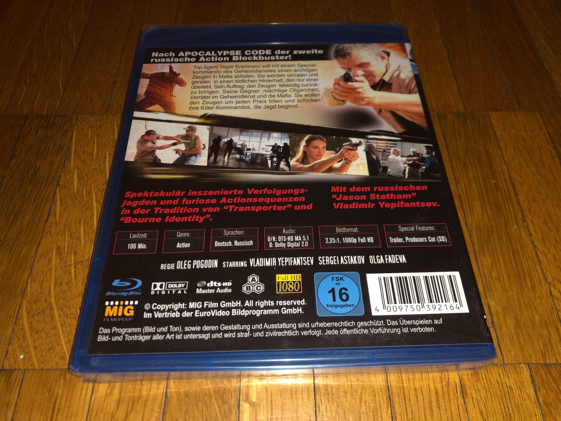Tutti i DVDs: Russian Transporter - BLU-RAY - UNCUT – Nuovo e nell'imballaggio originale da Basel venduto da havsok 1