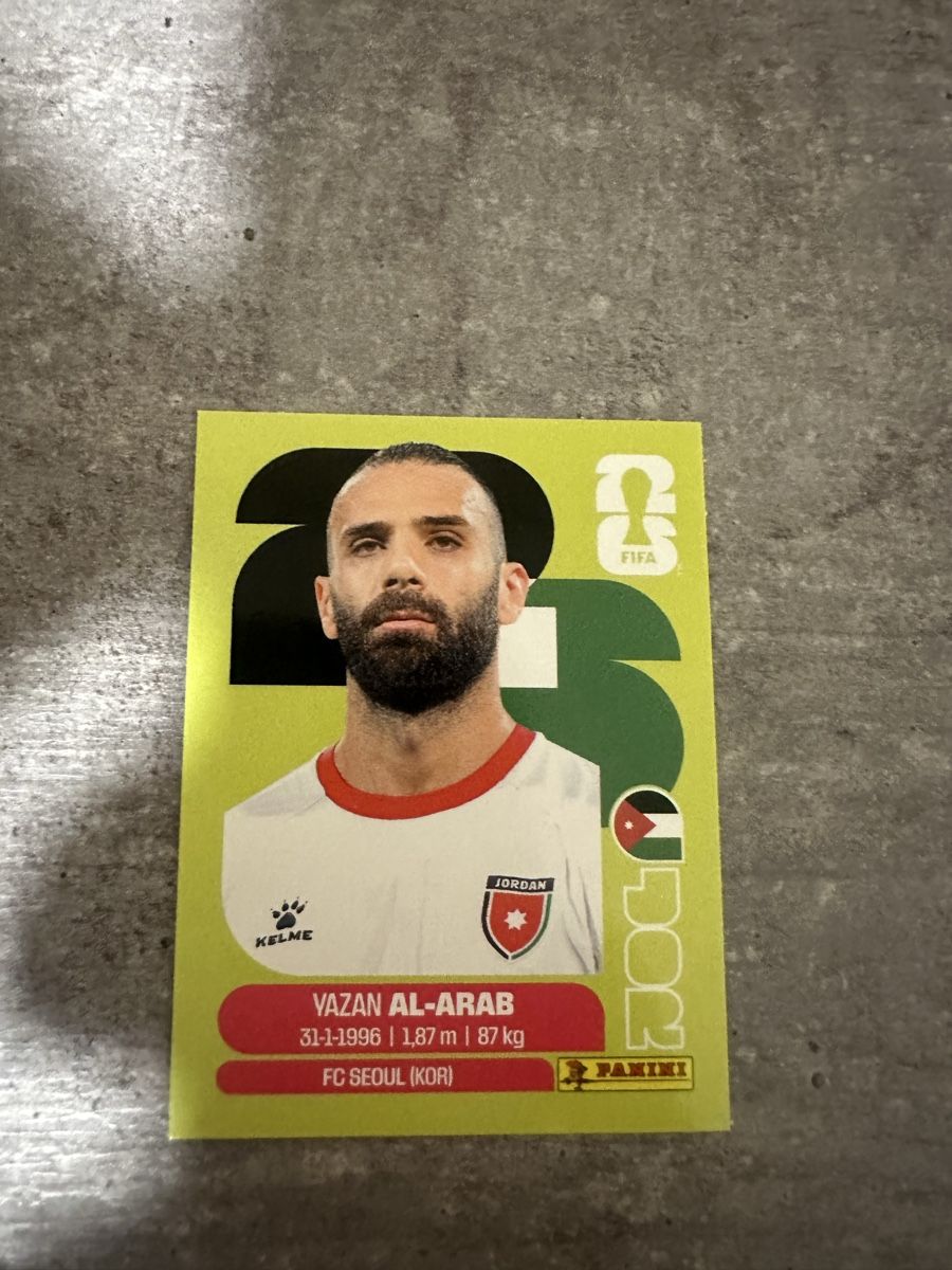 Panini Carte collezionabili: JOR 5 , FIFA WORLD CUP 2026 PANINI  – Nuovo (secondo la descrizione) da Frauenfeld venduto da 1PegPeg1